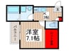KLEIS東浦和 1Kの間取り