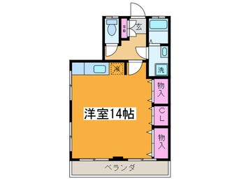 間取図 フラワーコーポ