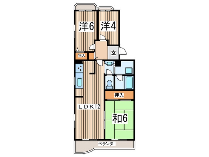 間取り図 湘南カワマヒルズ