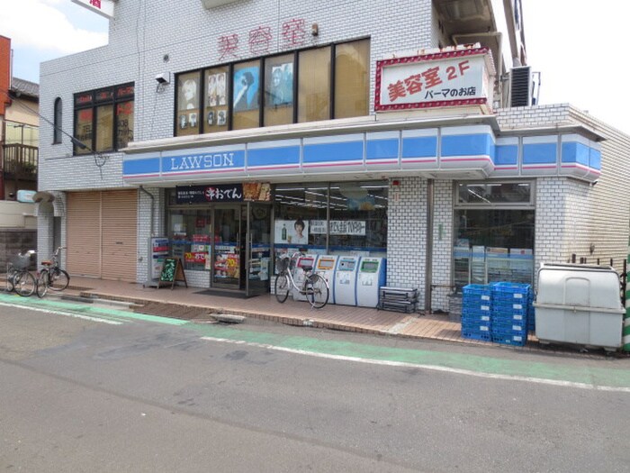 ローソン東門前駅前店(コンビニ)まで176m 山野井荘