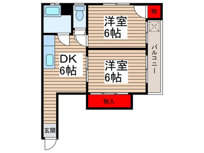 間取り図 コーポウエダ