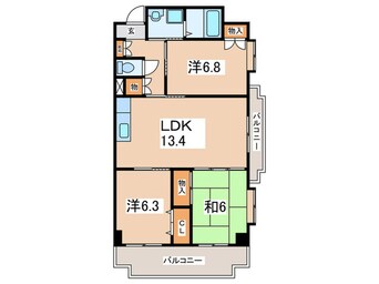 間取図 ウェストリバー湘南台