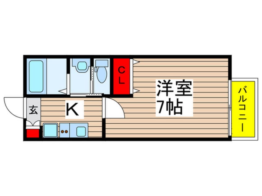 間取図 ジャルダン・ヴェール