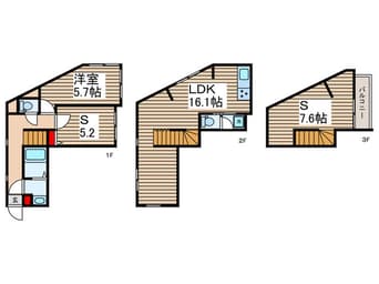 間取図 ＫｏｌｅｔＴｅｒｒａｃｅ新小岩