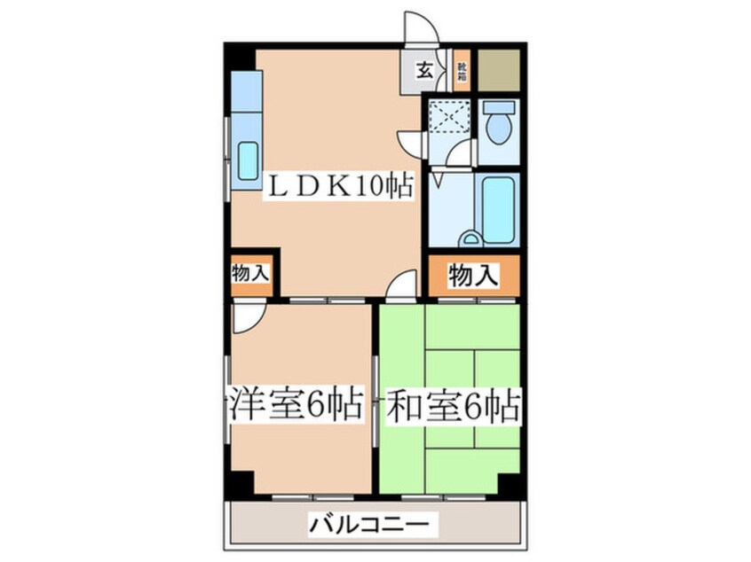 間取図 ジョウエツプラザ