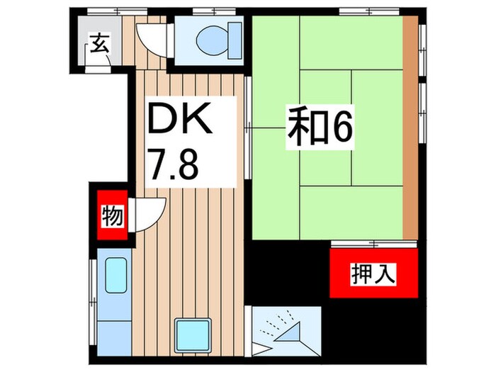 間取り図 砂江ハイツ