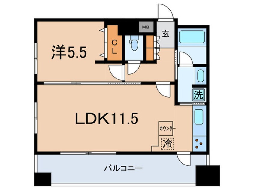 間取図 レジディア文京音羽Ⅱ