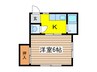 平沼マンション 1Kの間取り