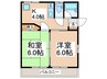仮）寺山町貸室 2Kの間取り