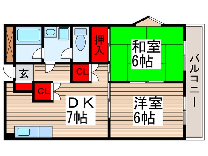間取り図 メゾン･ド･アイ弐番館