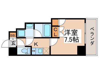 間取図 ガリシア森下Ⅴ（404）