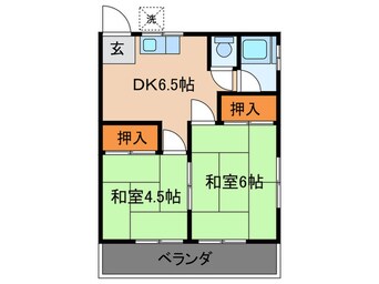 間取図 コ－ポしずか