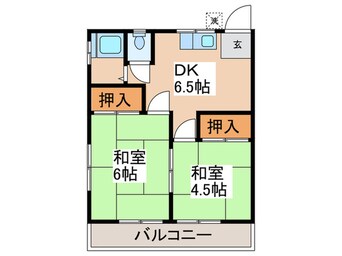 間取図 コ－ポしずか