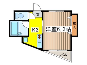 間取図 ティ・ア－ラ１０３５