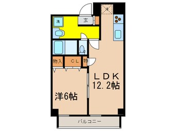 間取図 アルブル代々木八幡