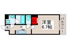 アールシティー 1Kの間取り