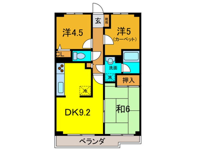 間取図 グランドゥ－ル上石神井