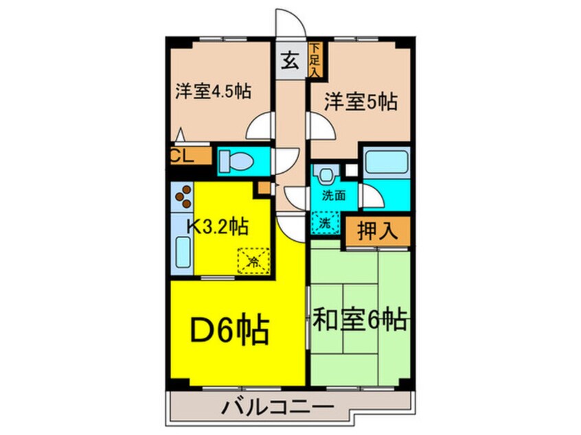 間取図 グランドゥ－ル上石神井