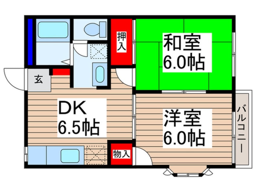 間取図 サンウエスト