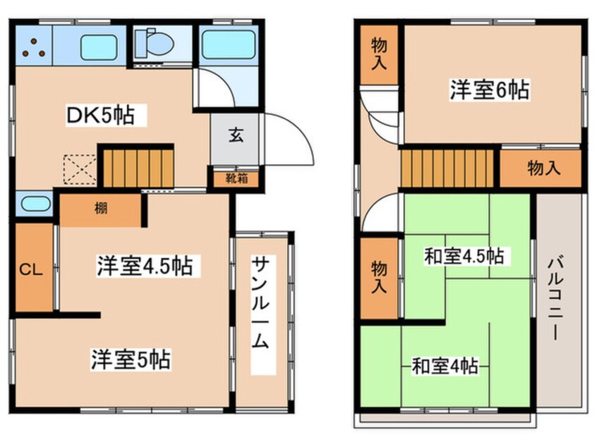 間取図 永田北戸建