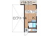 さのコ－ポラス 1Rの間取り