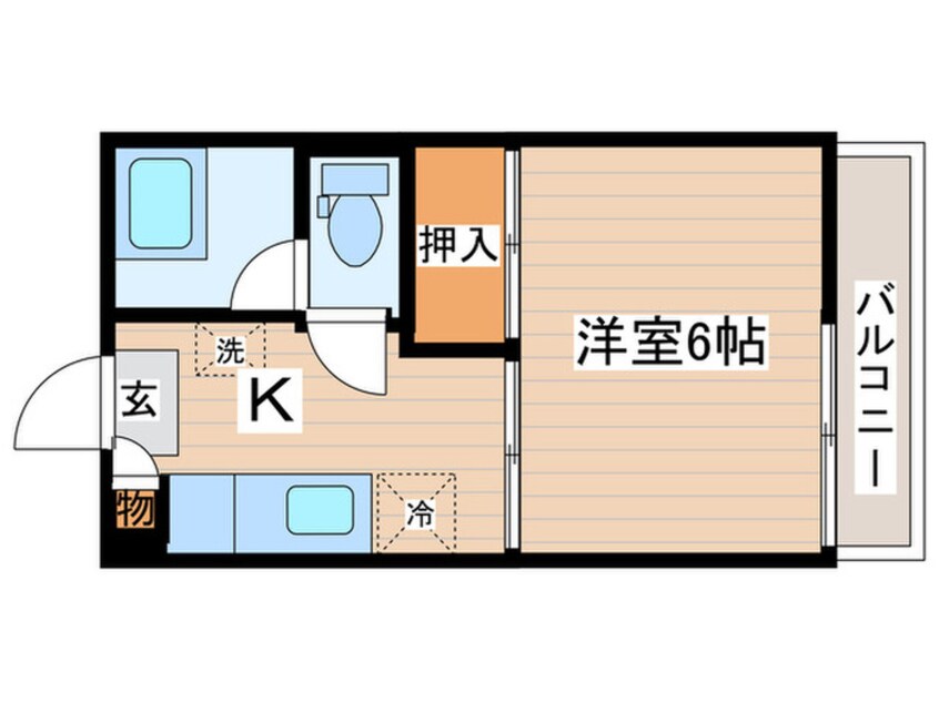 間取図 ハイツ粕谷