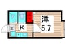 ｸﾞﾗﾝｿﾚｲﾕ亀有A 1Kの間取り