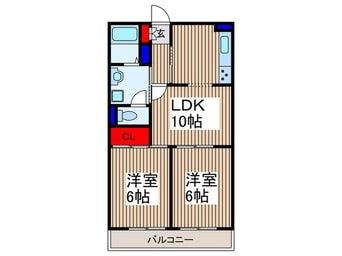 間取図 コスモ戸田公園ア－バンハイム