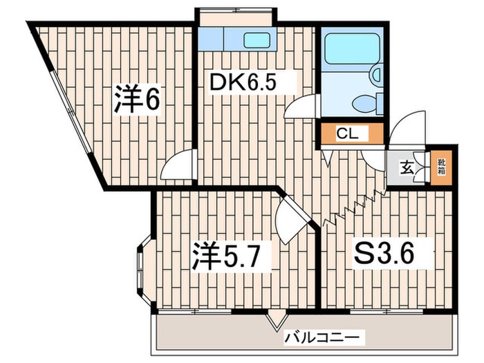 間取り図 リブレ蒔田Ⅰ