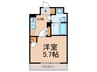 ｱｸｻｽ白山(409) 1Kの間取り