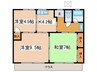滝川荘Ｃ 3Kの間取り