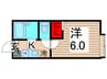 ｻﾌﾞｳｴｲ北綾瀬-B 1Kの間取り