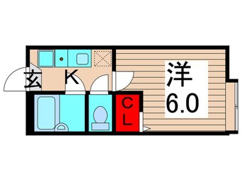 間取図 ｻﾌﾞｳｴｲ北綾瀬-B