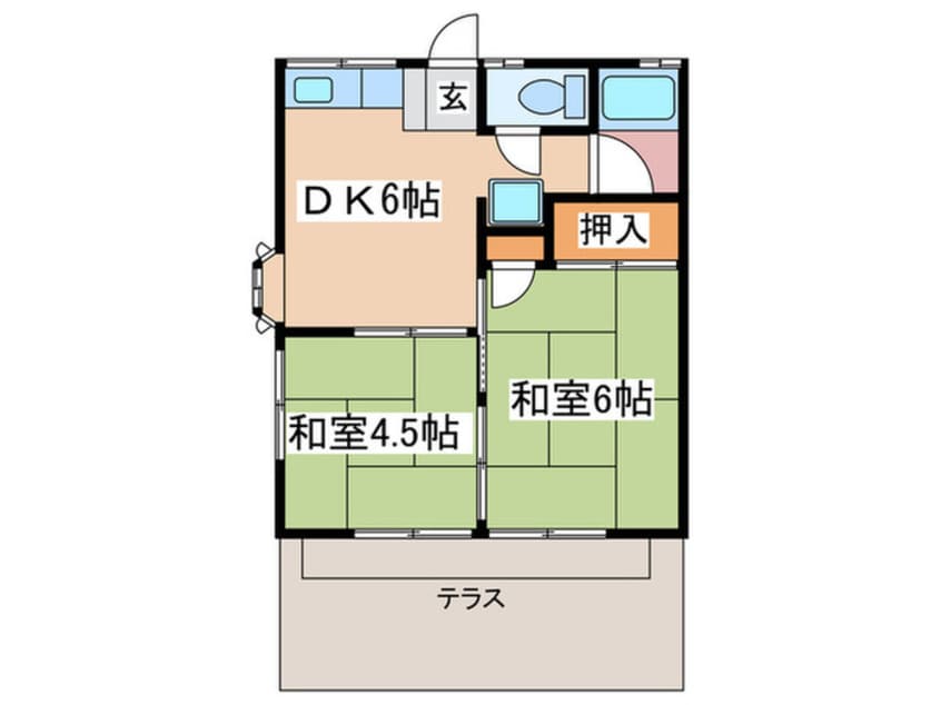 間取図 テラス緑ヶ丘