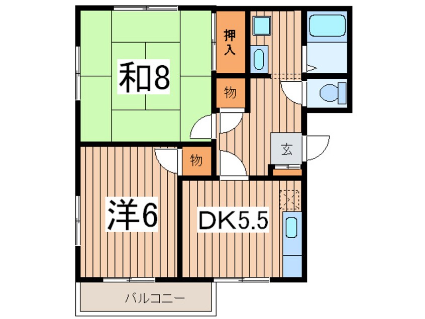 間取図 グラーデンⅠ