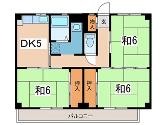 間取図 ビレッジハウス善部５号棟