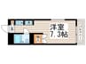 マンションベルデ 1Rの間取り
