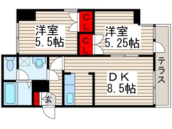 間取図 ＳＨＡＮＧＲＩ－ＬＡ  ２