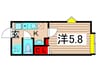 ジュエル梅島 1Kの間取り