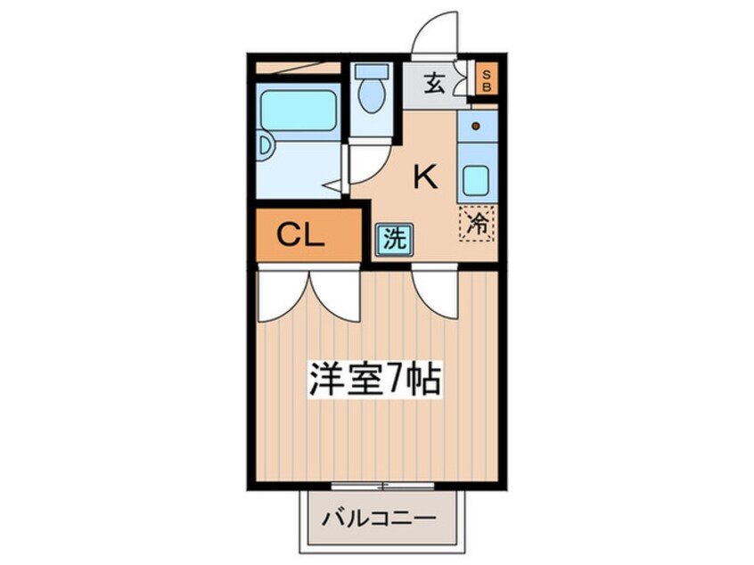 間取図 プチ　シャトー