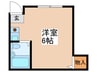 三原荘 1Rの間取り