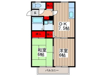 間取図 シャトル門前