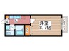 エトワ－ル谷塚 1Kの間取り