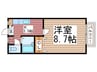 エトワ－ル谷塚 1Kの間取り