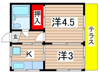 間取図 ガ－デンハイツＢ