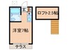 本町セブンハイム 1Rの間取り