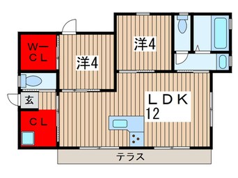 間取図 グラシア小仲台