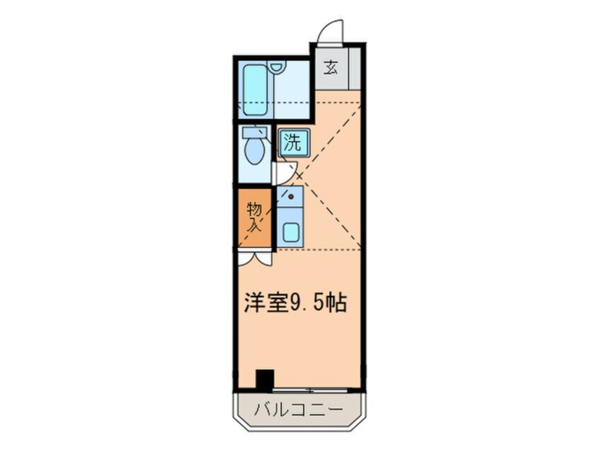 間取図 クリスタル6ビル