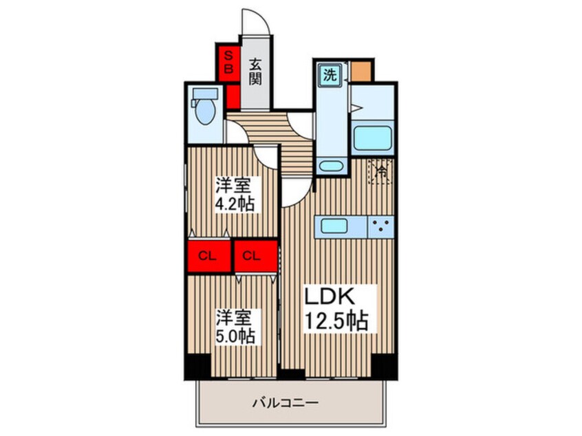 間取図 レオーネ錦糸町