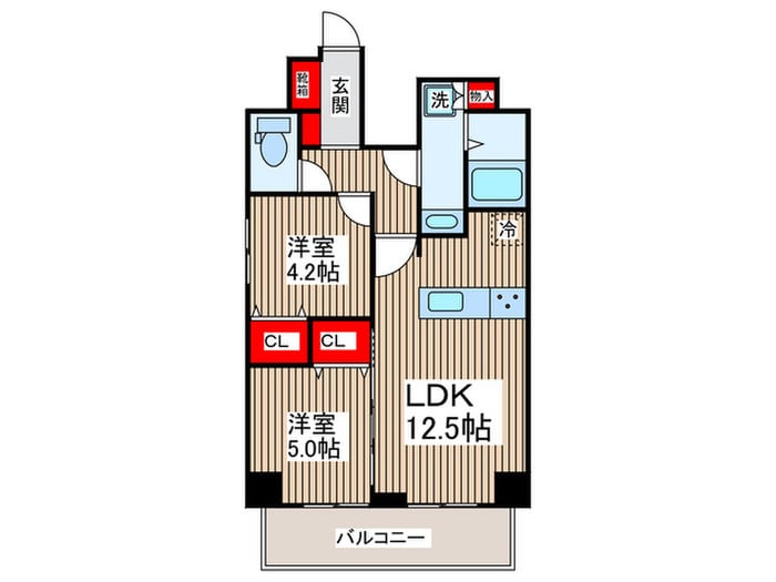 間取り図 レオーネ錦糸町